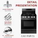 5 x AMI PARTS 5304502763 Stove Knobs Replacement for Frigidaire Gas Range Stove Control knobs PD00043517 knobs Electric Universal Stove Parts 4279473 AP5984069 PS11724147