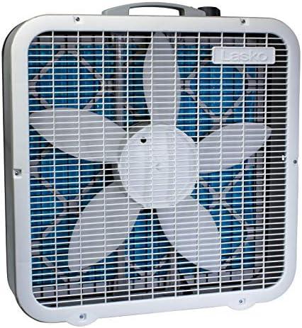 Lasko Air Flex 20" 2-in-1 Box Fan and Air Purifier in One with MERV10 Air Purifying Filter for Cleaner and Cooling Breeze, 3 Speeds, Steel Body, FF305