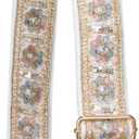 ALLZEDREAM Purse Strap Crossbody Replacement Handbag Shoulder Bag 2" Wide Adjustable Embroidered Lace Sequins