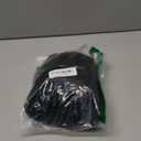 GORGLITTER Women's Puff Short Sleeve Cropped Sweater Tops Cute Chunky Fall Fashion Knit Crop Sweaters 2025 Plain Black Small