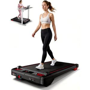 Walking Pad Treadmill, BestGod Incline Under Desk Treadmill 330lbs Capacity, 2.5HP Portable Treadmills for Home, Compact Treadmills Mini Running Machine with Remote Control