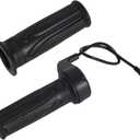 2pcs 20X Full Twist Throttle Grip for Ebike, 12V-72V Twist Electric Bike Throttle with 3 Pin Waterproof Connection for Electric Bicycles Scooter Motorcycles Conversion