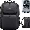ULANZI BP10 35L Hardshell Camera Backpack, Professional Splash-proof Photography Camera Case Anti Theft Travel f Photographers Unisex Drone DSLR Mirrorless Camera Lens Tripod Holder 17'' Laptop Black