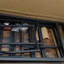 Laundry Hamper with Shelf, Laundry Basket 5 Section, Laundry Sorter with Pull-Out Removable Large 5 Color Bags and Movable Wheels, Metal Frame, 5 x 15.87 Gallons (60L), Rustic Brown PF08XLN