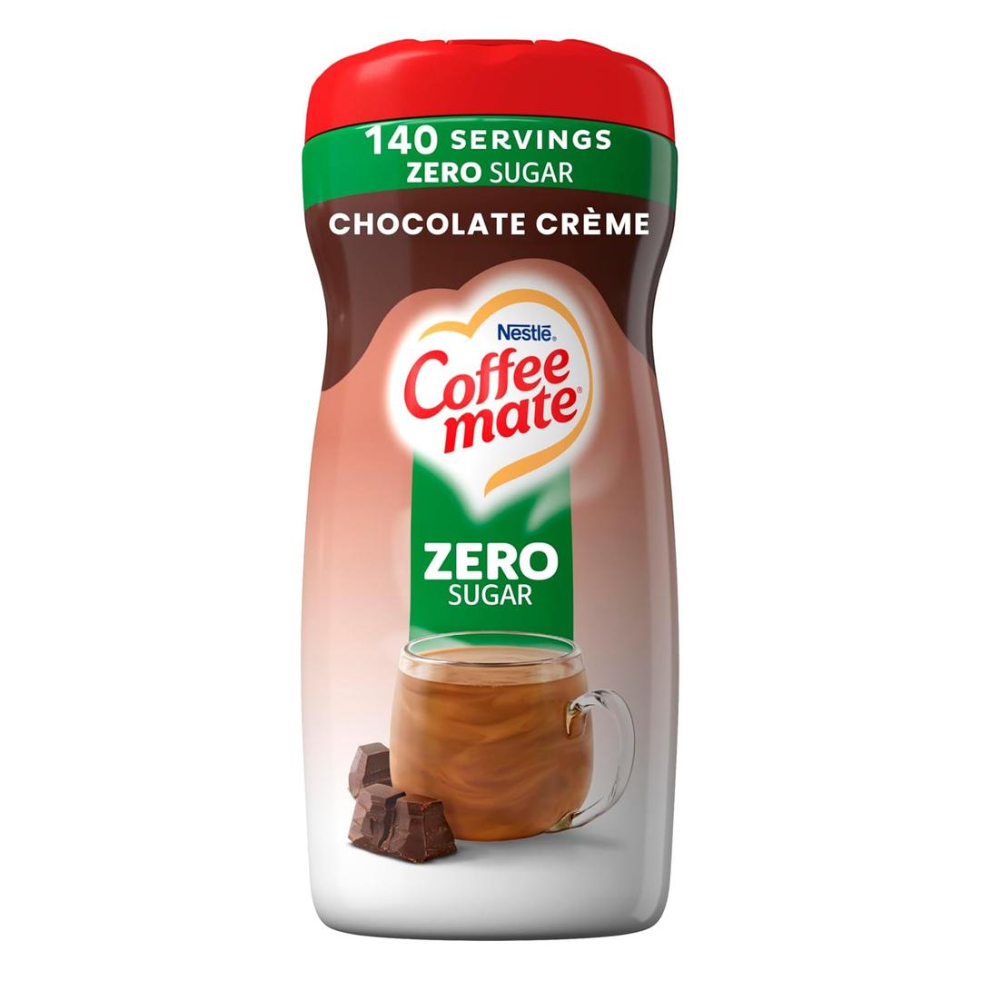 Coffee-mate Sugar Free Creamy Chocolate Powdered Coffee Creamer, 10.2 Ounce (EXP 03/03/27)