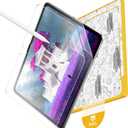 OMOTON PAPERSENSE 2 Pack Paper Screen Protector for iPad Air 13 Inch M4/M3/M2 (8th/7th/6th Gen, 2026/2025/2024), Matte PET Film with Easy Application Tray, Write and Draw Like on Paper, Case & Apple Pencil Compatible