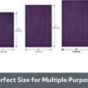 GRANNY SAYS Bathroom Rugs and Mats, 16" x 24" Non-Slip Bath Mat for Bathroom, Super Soft Absorbent Microfiber Bath Rug, Machine Washable and Dry, Small Purple Rug for Shower, Tub and Bath Floor