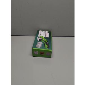 Cordless Electric Scissors Box Cutter 2 Rotary Blades  4V Duty Rechargeable Cardboard Cutter, Storage Box & Fabric Scissor With Safety Lock, USB Cable  For Plastic, Carpet, Leather, DIY Crafts