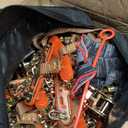 12 Pack 215-285 mm Universal Tire Chain Adjustable Snow Tire Chains for SUV Truck Pickup, Fit Easy Installation, Thickened Car Non Skid Car Chains