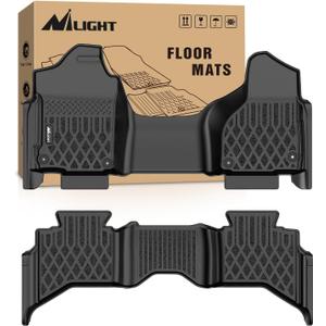 Nilight TPE Floor Mats for Dodge Ram 1500 Quad Cab 2013-2018, Dodge Ram 1500 Classic Quad Cab 2019 2020 2021 2022 2023 2024 (NOT for New Body) All Weather Custom Fit Heavy Duty Floor Liners