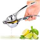 Stainless Steel Lemon Squeezer  8.3"x2.6" Lime Squeezer | Heavy-Duty, Ergonomic Handheld, Juicer for Citrus Juice Extraction for Holiday & Festive Drinks, Great Kitchen Gifts for Chefs (Small)