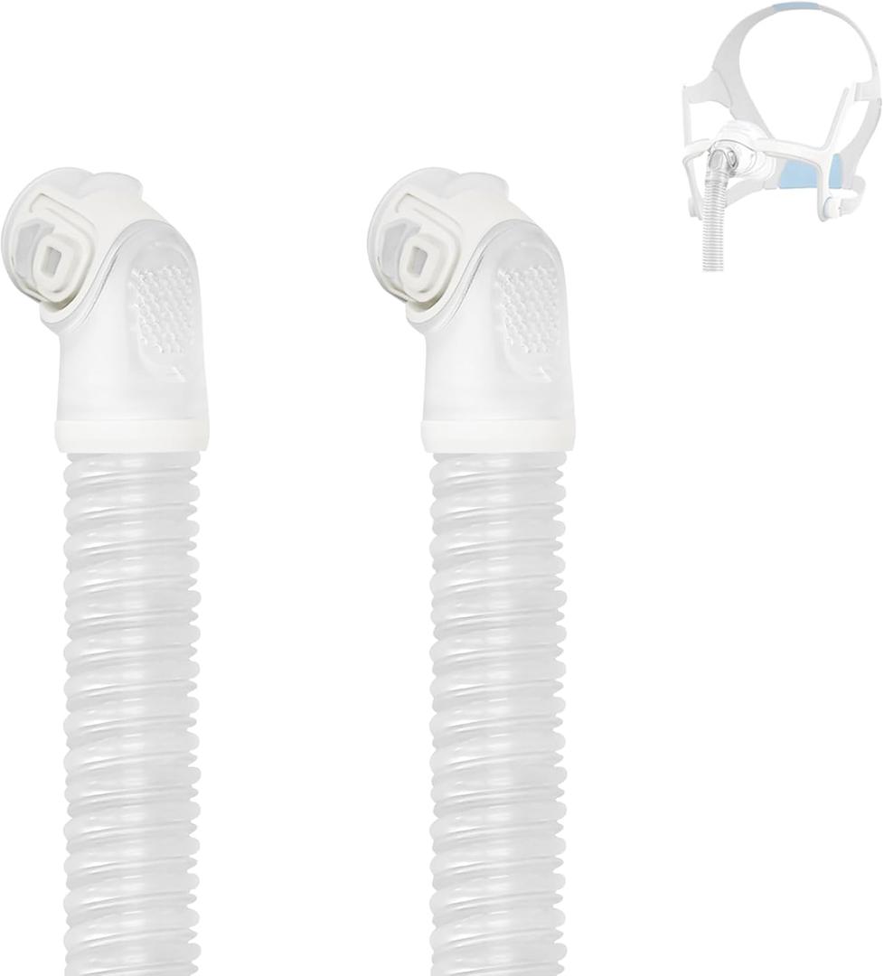 2 Packs Replacement Short Tube and Elbow for Resmed AirFit N20, Airtouch N20 Mask - No Leakage - Reduce Noise