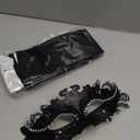 Womens Masquerade Mask & Long Satin Opera Gloves Set  Elegant Rhinestone Costume Accessories for Adults  Elbow-Length Gloves for Masquerade Balls Mardi Gras Christmas & New Year Partie