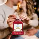 2 x Wedding Gifts, Mr & Mrs Ornament 2025 - First Christmas Mr and Mrs Ornaments Gifts Wedding Ideas for Newly Wed, Bride, Future Mr & Mrs - Just Married Wood Ornament 2025 (The Year)