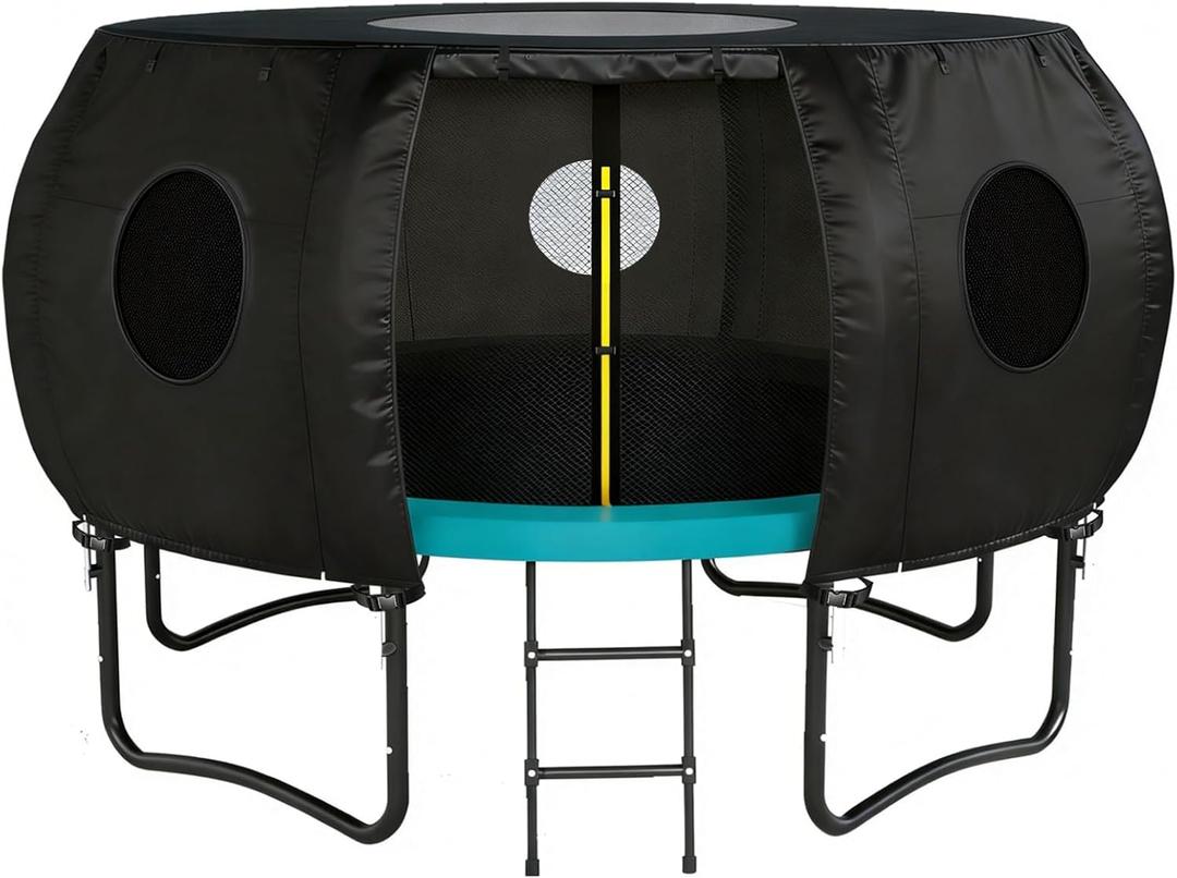 14FT Trampoline Tent, for 8 Curved Pole Trampoline, Sunroof, Cover Only