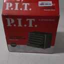 P.I.T. Mini Army Green Tool Box, Portable 5-Drawer Micro Roll Cab Steel Tool Box with Liner, Army Green Small Tool Case for Tools Storage, Home DIY