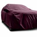 Cover for a vehicle has straps 17.4" * 65" ( Plum )