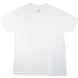 Hanes mens Tagless Cotton V-neck Undershirt  Multiple Pack and Color (Medium, White - 3 Pack)