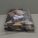 Lahome Colette Checkered Easy Jute 3x5 Outdoor Patio Rug, Washable Rugs for Entryway Diamond Indoor Outdoor Living Room Carpet, Farmhouse Neutral Non Slip Black Door Carpet for Backyard Bedroom (Black/Checkerboard -2)