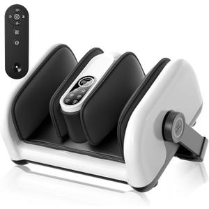 3-in-1 Automatic Foot Massager for Feet/Calves/ArmsRemote Control + Touchscreen9-Level+ 6 ModesConstant HeatRemovable Sleeves