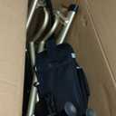 WALK MATE Rollator Walker for Seniors Taller 5.3~7 Ft with Height-Adjustable Seat, Built-in Cable, 10 Inch Wheels Walkers Compact Folding Design Mobility Walking Aid Widen Backrest, Gold (Champagne)