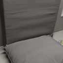 Crestlive Outdoor Deep Seat Cushions, 22 x 21, Waterproof, Fade-Resistant Patio Chair Replacement Cushion for Furniture, Sofa, Light Grey