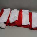 CCINEE 4pc Red Hat Dining Chair Slipcovers,Christmas Chair Back Covers Kitchen Chair Covers for Christmas Holiday Festival Decoration (60  50 cm)