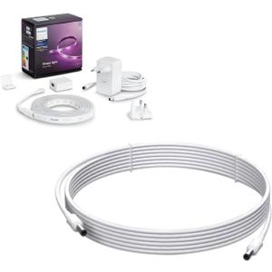 Power Cable Replacement for Philips Hue Light Strip Plus 800276 800268 555334 Smart Indoor Lightstrip, 8.2ft Long Extension Cord