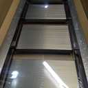 5 Step Ladders for Home, 300lbs Load, 46'' Top Step, Gold