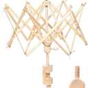 Wooden Umbrella Swift Yarn Winder, 24" Wood Yarns Swift, Hand Crafted Skein & Hanks Winders | Knitting Crochet - Yarn Swifter