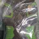 Boys Girls Hiking Trail Shoes Waterproof Slip Resistant Outdoor Trekking Walking Running Sneakers(1Little Kids) (Black/Green)