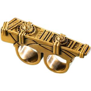 A&C Hero Sling Ring Props Magic Power Ring Cosplay for Halloween Gifts Accessories(Gold)