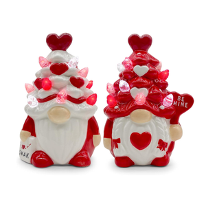 Hexagram Valentines Day Decorations, Valentines Day Decor, 2Pcs Valentine Gnomes Decor, Valentine's Day Decorations, Valentine Ceramic Tree Decoration for Home