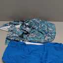 Mooncore Womens Plus Size Swimsuit High Waisted Tankini Bathing Suits Two Piece Flounce Bikini Swimsuit (Blue Green) 20plus