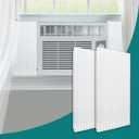 Daisypower Window Air Conditioner Foam Insulating Panels Kits,17 Inch x 9 Inch x 7/8 Inch AC Units Insulation Side Panels, White