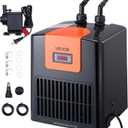 VEVOR Aquarium Chiller 52 Gallon, 1/10 HP Water Chiller for Hydroponics, Fast Cooling for Fish Tank,Axolotl,Coral Reef,Quiet Refrigeration Compressor, Titanium Evaporator,Complete Fittings
