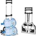 Foldable Hand Truck Lightweight Folding Dolly Cart 176LB Capacity