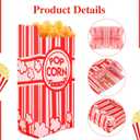 300 Pcs Popcorn Bags, 1 Oz Paper Popcorn Bag Individual Servings for Machine Maker Cart Bulk Movie Nights Mothers Day Gifts Party Supplies