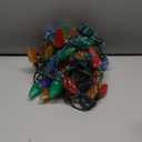 Brizled Colored Christmas Lights, 33ft 50 LED C9 Faceted Christmas Outdoor Lights, 120V UL Certified Tree Light, Connectable Xmas Roof Light for Christmas Tree Garden Yard Party Patio House Decor