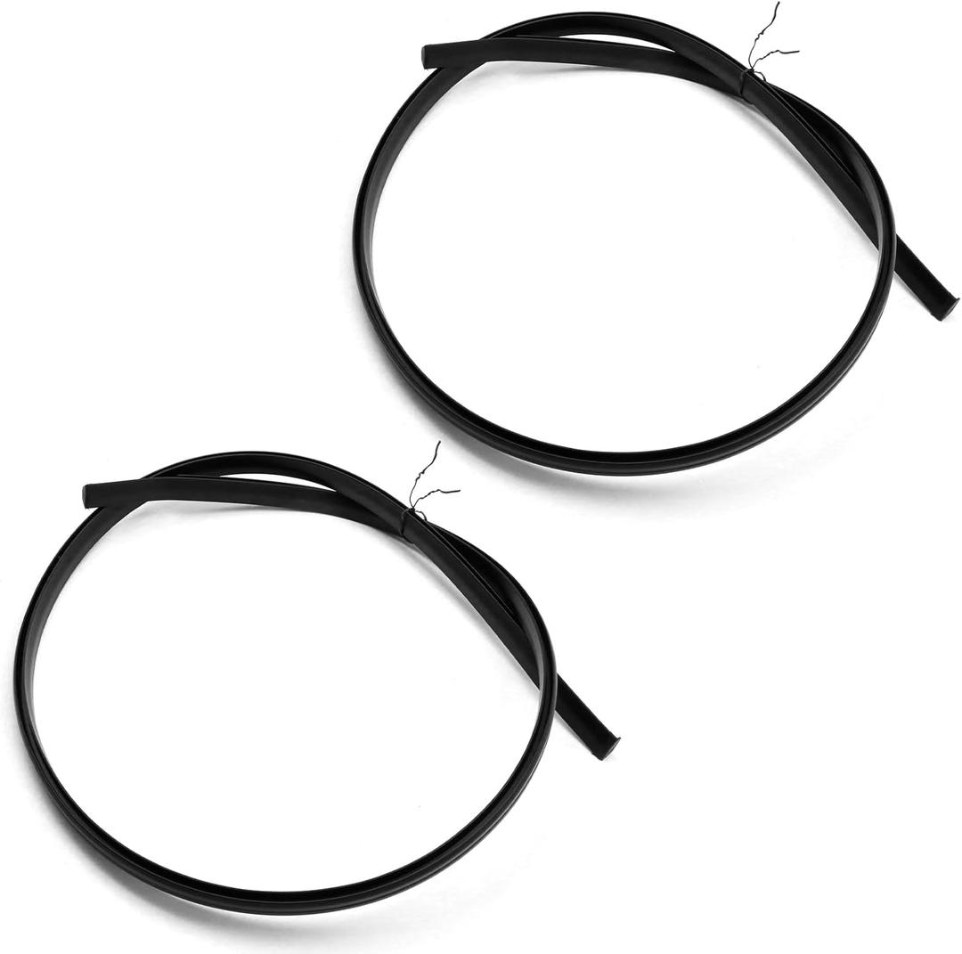 75556-06080 2 Pcs Roof Drip Molding Weather Strips Left and Right Side, Replacement for Toyota Camry Hybrid LE SE XLE XSE Sedan 2012-2017, Replaces 75555-06080, 75555-06100, 75556-06100