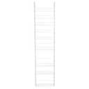 Home-Complete 9-Tier Over the Door Organizer with Adjustable Shelves, White