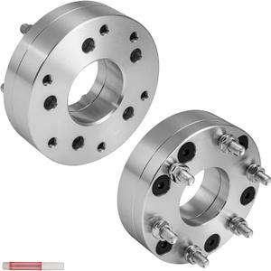 KAX 5x4.75 to 6x5.5 Wheel Adapters,2 inch 5 Lug to 6 Lug Centric Wheel Adapters (Changes Bolt Pattern) fit for S10, Blazer, Camaro, Firebird, Jimmy, Monte Carlo,with M12x1.5 Studs 74mm Hub Bore,2Pcs