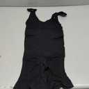 SHAPERX Women's Shaping Mid-Thigh Bodysuit Tummy Control Shapewear Seamless Sculpting Body Shaper (4X-Large, Black)