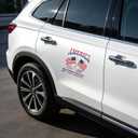 American Flag Sticker Decal- 9.44x11.8 Removable American Flag Decals for Trucks Car Trailer SUV Van or Any Smooth Surface, Patriotic Car Removable Sticker - Bumper Stickers-26