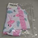 RAISEVERN Baby Girls Flamingo Swimsuit 3T Ruffles Heart Bathing Suits 4T Cute Hawaiian Palm Tree Beach Sport Summer One Piece Swimwear Backless Quick-Dry Swimming Bodysuit for Size 3t 4t Little Girl