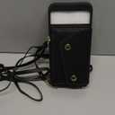 Luxury Wallet Case for Google Pixel 6 Pro with 5 Card Slots Thin Slim Flip Purse & Shoulder Strap,Credit Card Holder Stand Phone Cover for Pixel6Pro Pixel6 XL 6XL Pixle 6Pro 5G Black