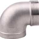 Street Elbow 90 Degree,2 Inch Male x Female NPT Thread SUS304