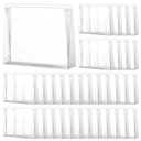 Xuniea 50 Pcs Mini Clear Makeup Bag Small Clear Zipper Pouch Travel Plastic Cosmetic Organizer Waterproof for Toiletries Swimsuit Bikini Bathing Suit(11.81'',Transparent) (11.8 X 9.7 X 2.4)