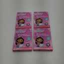 Netflix DreamWorks Gabby's Dollhouse Valentine's Scratch Heart Seals, 32 ct, Pack of 4