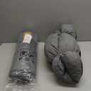 Outdoor Chair Cushions Set of 2, Patio Chair Cushions with Ties,19x19+5 Tufted Outdoor Seat Cushions, Waterproof Patio Furniture Cushions, Outdoor Dining Chair Pads, Dark Grey